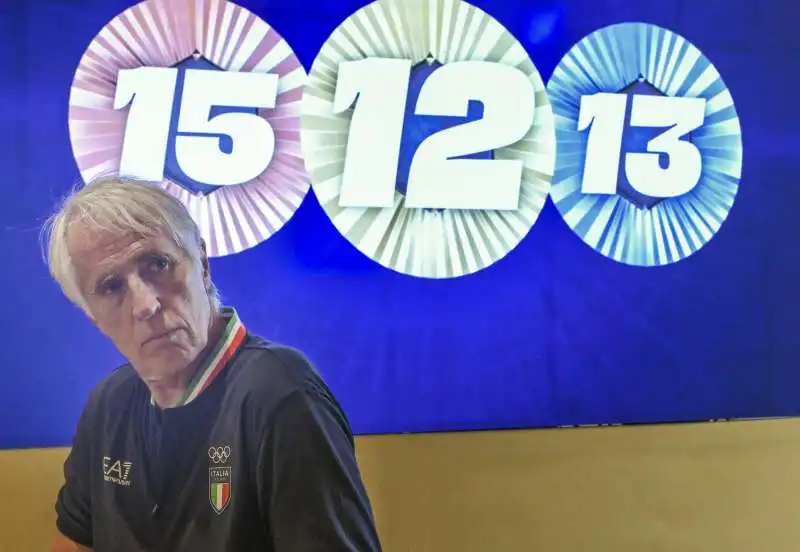 giovanni malago a casa italia di parigi 2024 