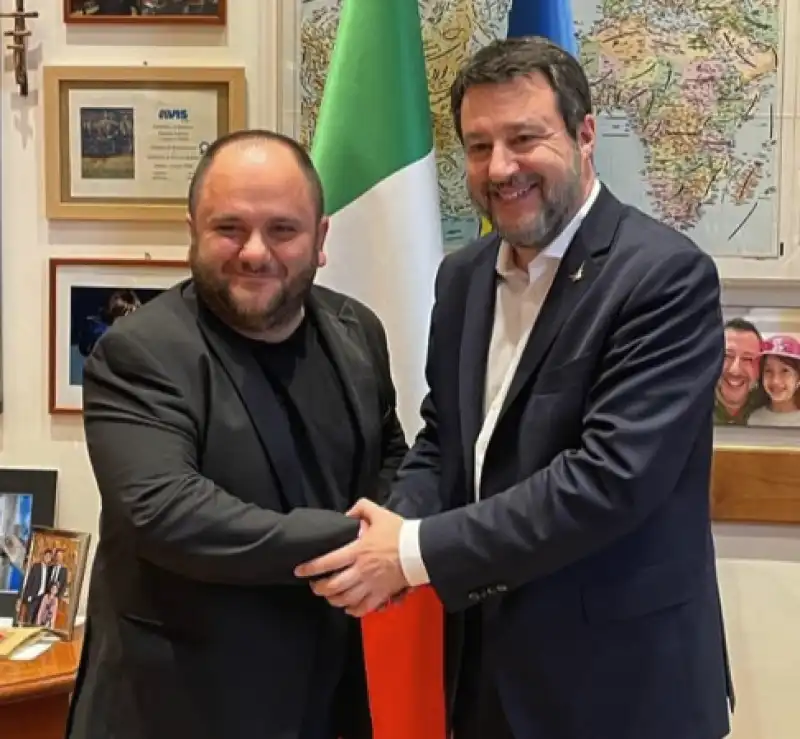 giuseppe mellone   matteo salvini