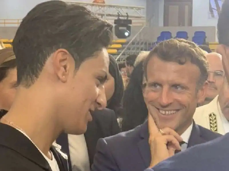 Imane Khelif - emmanuel macron

