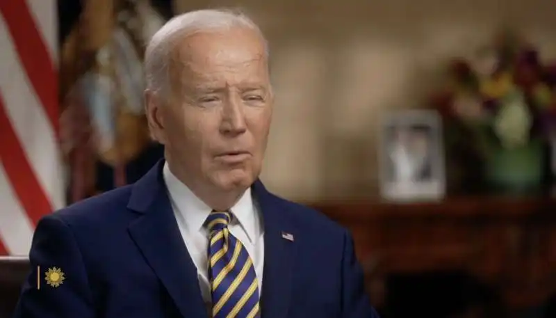 joe biden intervistato dalla  cbs  