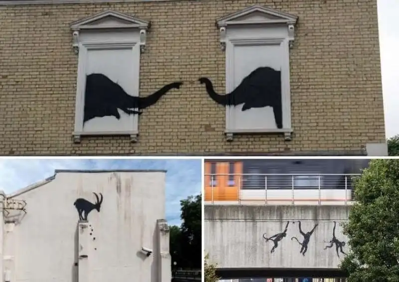 lo zoo di banksy per le strade di londra 6