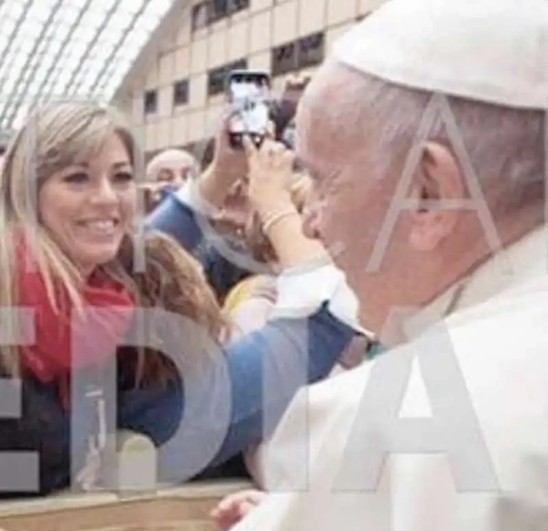 maria rosaria boccia   con papa francesco 