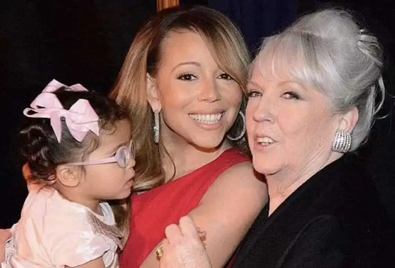 mariah carey con la madre patricia 