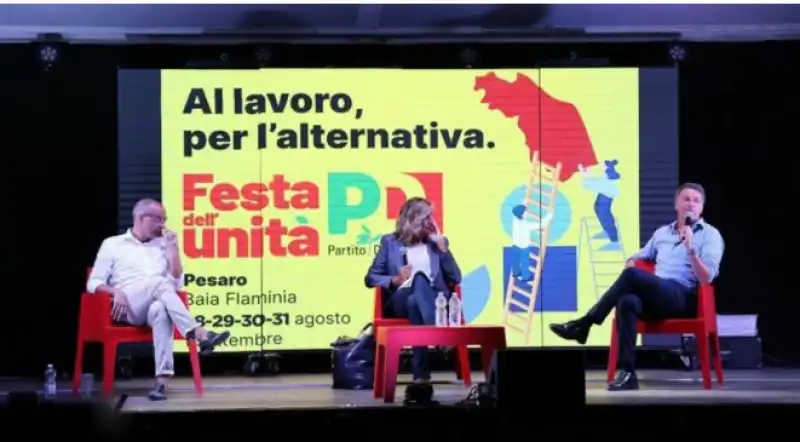 RENZI ALLA FESTA DELL'UNITA' DI PESARO

