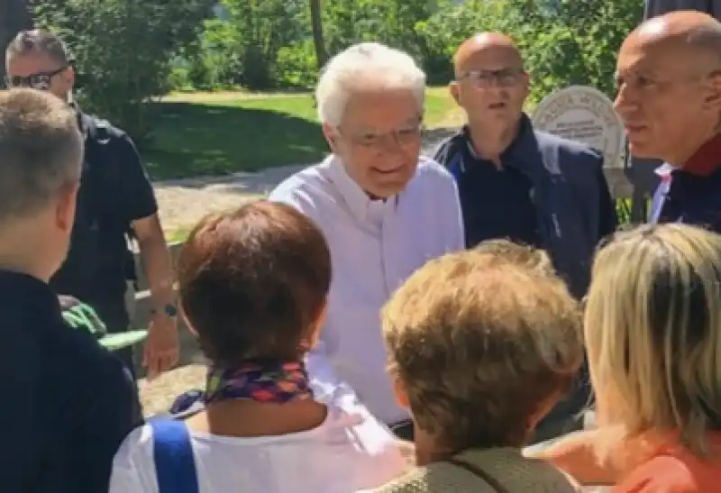 SERGIO MATTARELLA A DOBBIACO