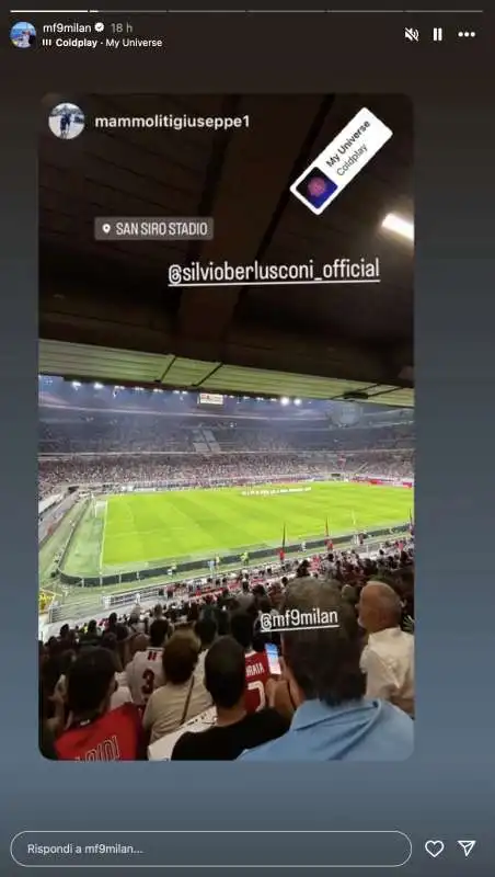 storie instagram di marta fascina   trofeo berlusconi 2024   6