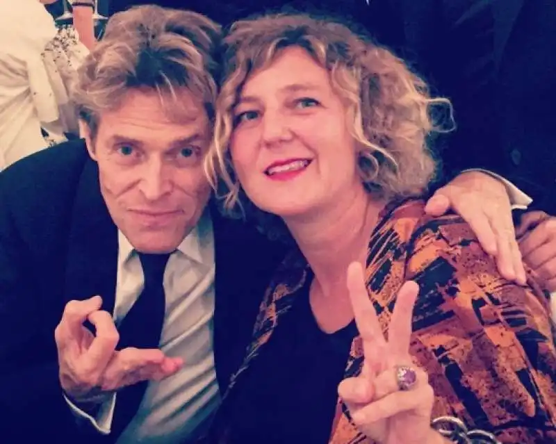 willem defoe con marcella libonati 