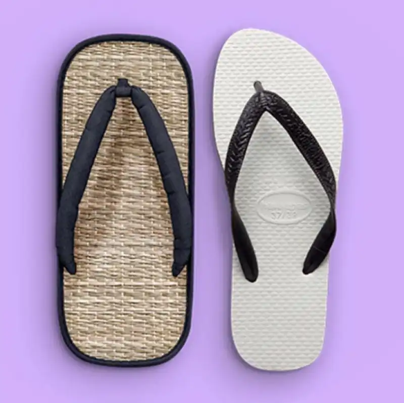 zori giapponesi vs havaianas