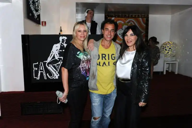 Beatrice Jannozzi con Nunzia e Matteo Garrone 