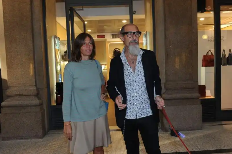 Camilla Nesbit e Roberto Dagostino 