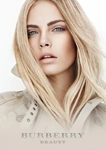 Cara Delevingne for Burberry Timepieces Beauty Ads DESIGNSCENE net 