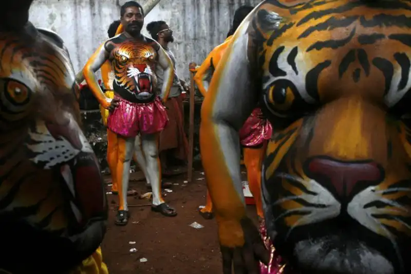 LA DANZA DELLA TIGRE IN INDIA 