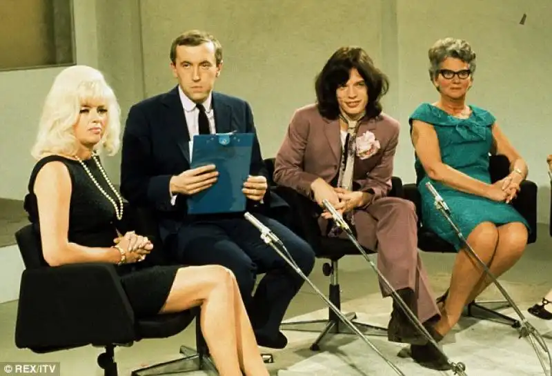 DAVID FROST CON Diana Dors Mick Jagger Mary Whitehouse 