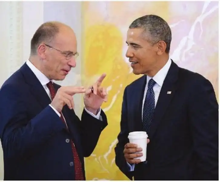 Enrico Letta a colloquio con obama