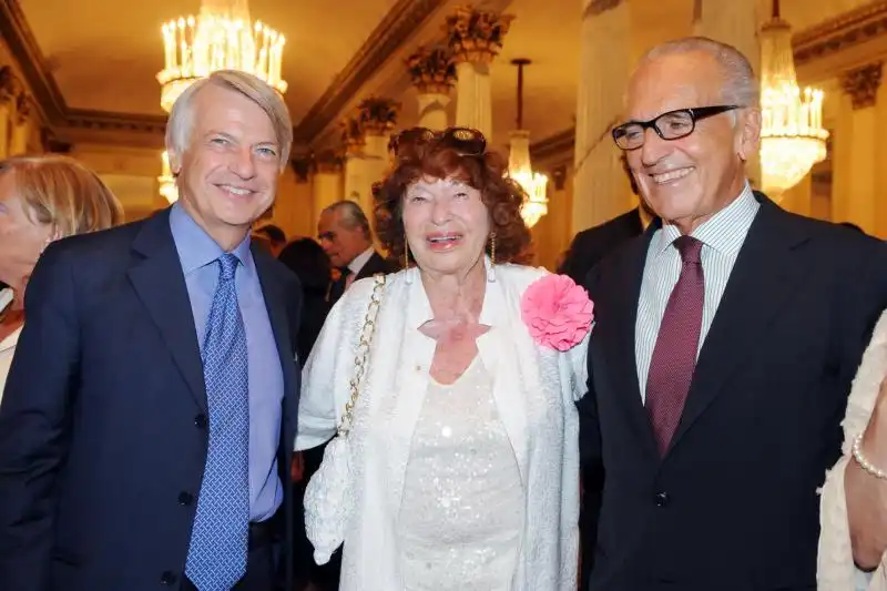 FERRUCCIO DE BORTOLI INGE FELTRINELLI FRANCESCO MICHELI INAUGURAZIONE MITO ALLA SCALA FOTO FRANCO CORTELLINO 