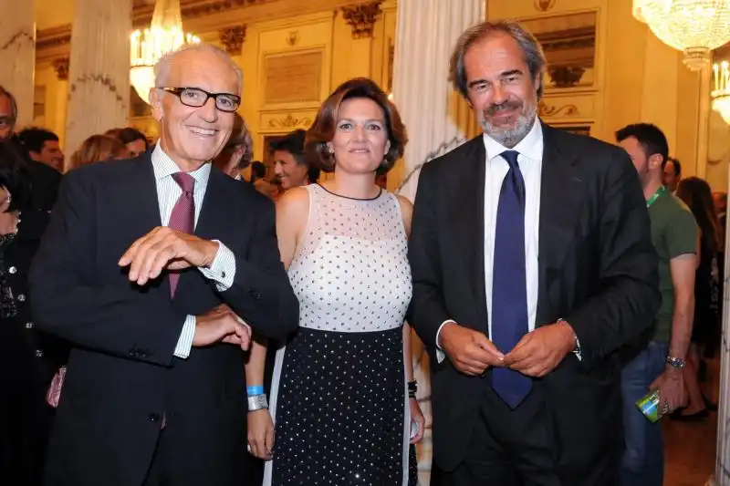 FRANCESCO MICHELI FRANCESCA COLOMBO CLAUDIO COSTAMAGNA INAUGURAZIONE MITO ALLA SCALA FOTO FRANCO CORTELLINO 