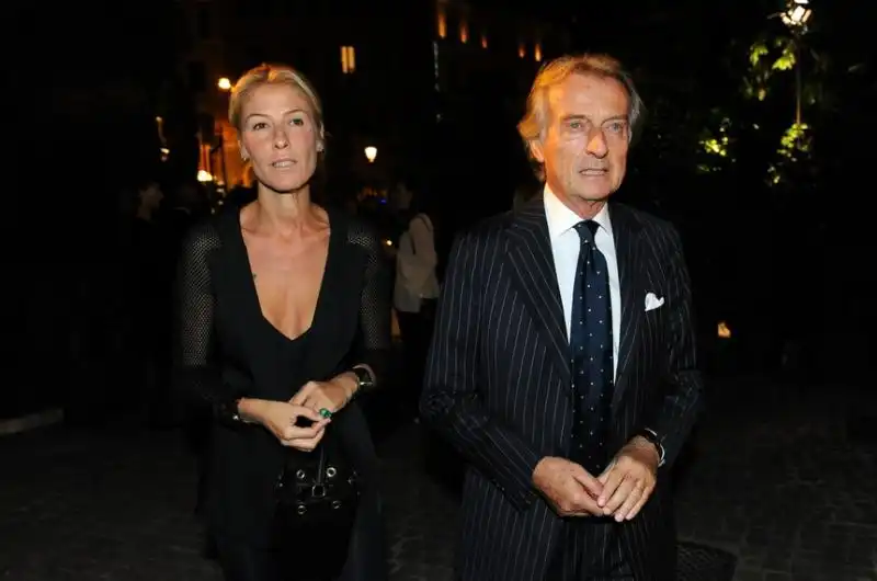 Luca Cordero di Montezemolo con la moglie Ludovica 