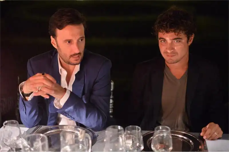 Matteo Ceccarini e Riccardo Scamarcio PARTY VANITY FAIR 