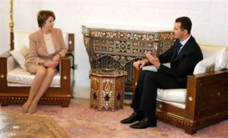 NANCY PELOSI BASHAR AL ASSAD 