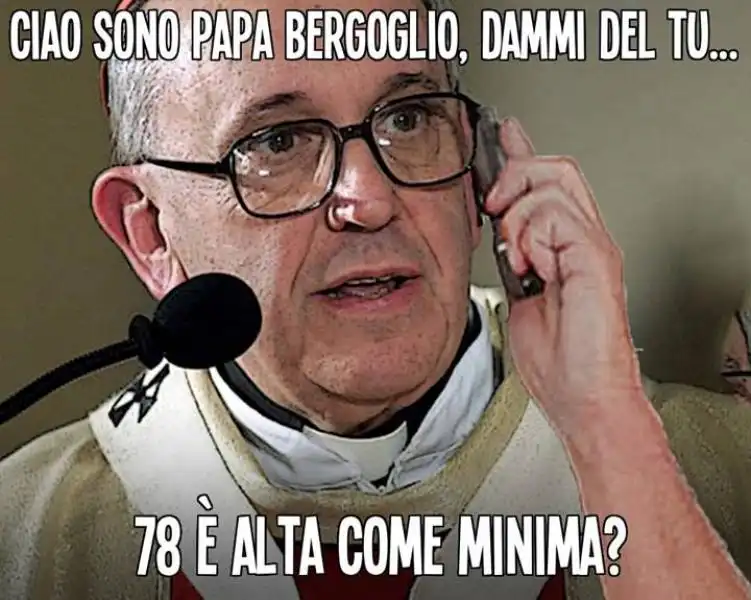 papa bergoglio telefona alla gente 