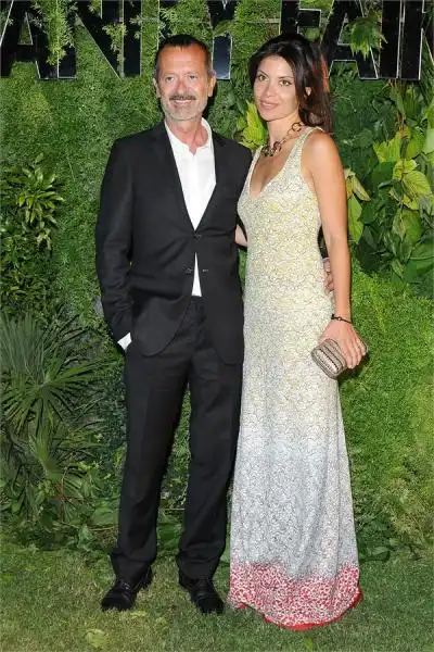 PARTY VANITY FAIR A VENEZIA ROCCO PAPALEO E CLAUDIA POTENZA 