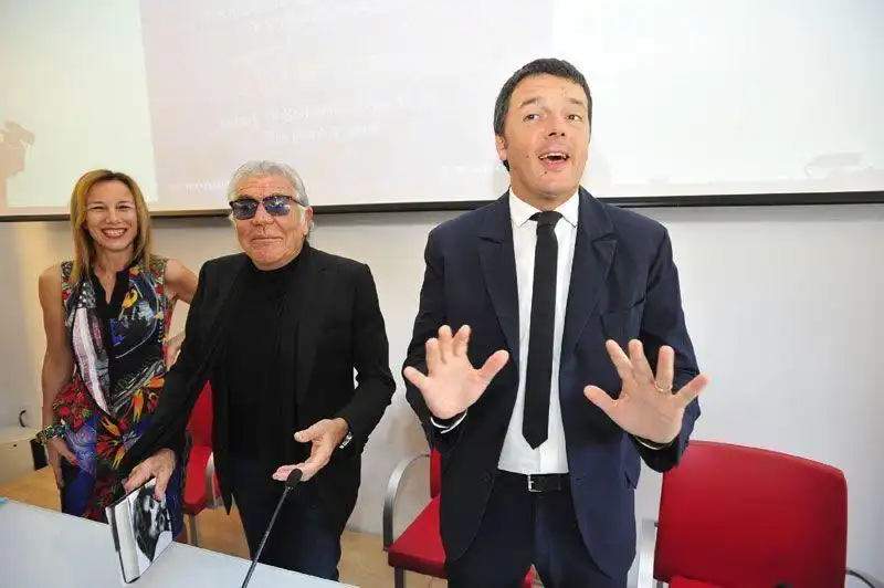 RENZI PRESENTA IL LIBRO DI CAVALLI FOTO REPUBBLICA 