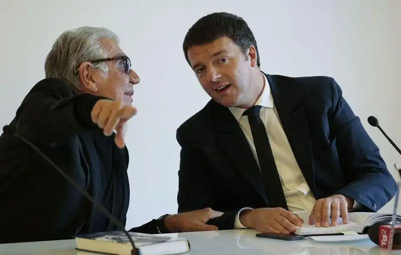 RENZI PRESENTA IL LIBRO DI CAVALLI FOTO REPUBBLICA 