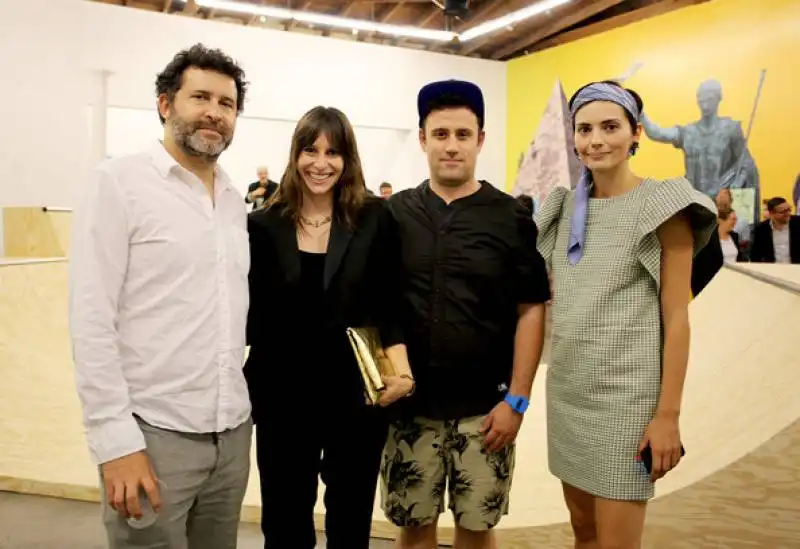 al pink, sharon coldan, gabriele de santis, and valeria sorci attend depart foundation  gabriele+de+santis+depart+foundation+preview+ ujymtngm71l