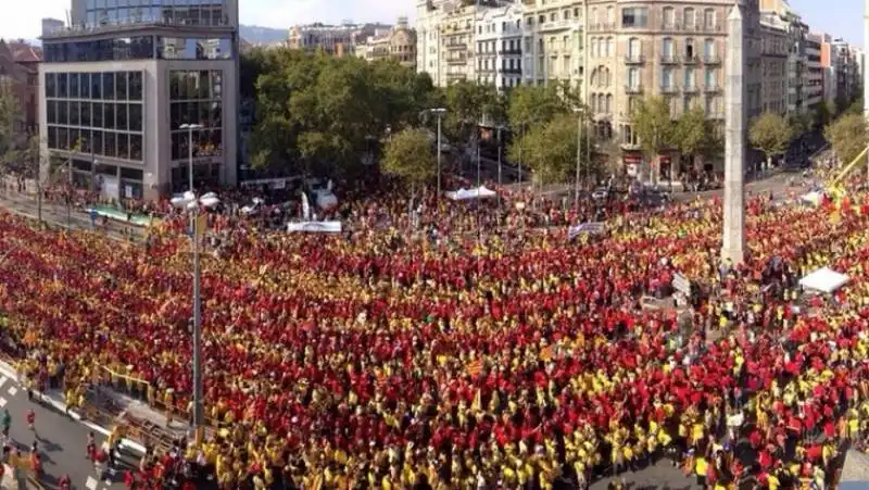 barcellona manifestazione indipendenza 4