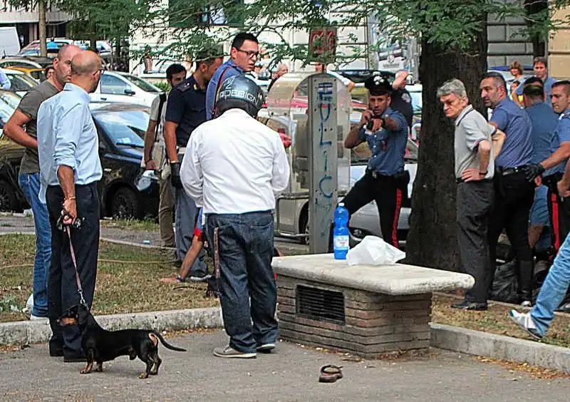 clochard tedesco ferisce 4 carabinieri  foto mezzelani gmt030