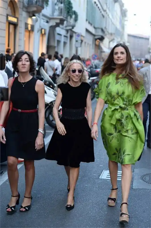 cristina tajani, franca sozzani e livia firth