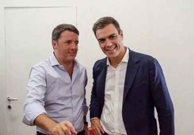 festa dell'unitÃ  bologna matteo renzi pedro sanchez