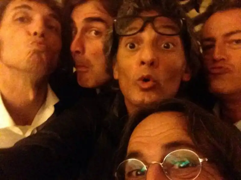 fiorello selfie con cruciani pardo baldini