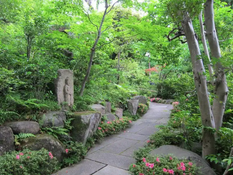 gardens of the nezu museum, tokyo, japan