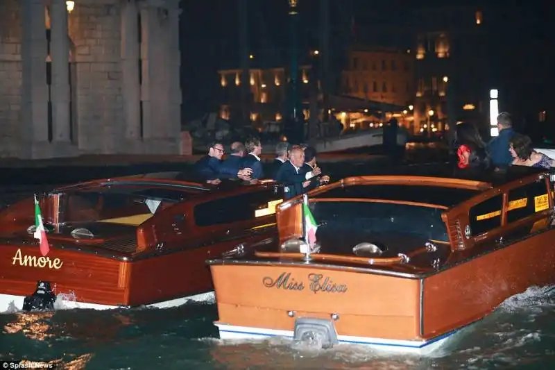 george clooney e amal alamuddin   vigilia delle nozze a venezia 14