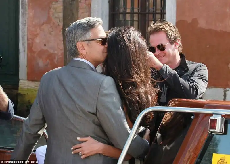 george clooney e amal alamuddin   vigilia delle nozze a venezia 39