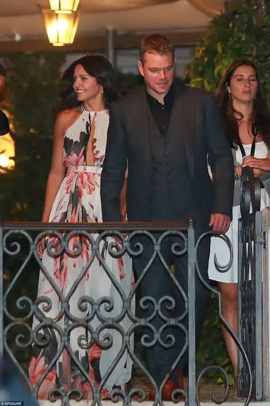 george clooney e amal alamuddin   vigilia delle nozze a venezia 52