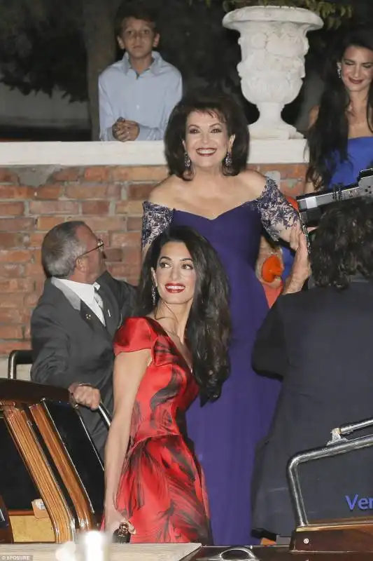 george clooney e amal alamuddin   vigilia delle nozze a venezia 55