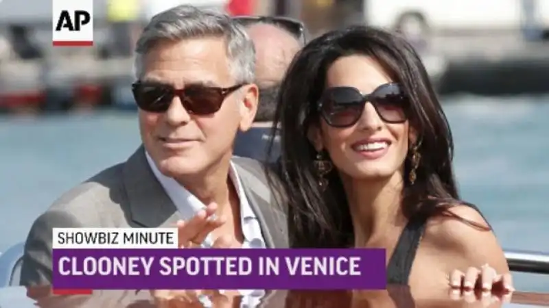 george clooney e amal alamuddin   vigilia delle nozze a venezia 7