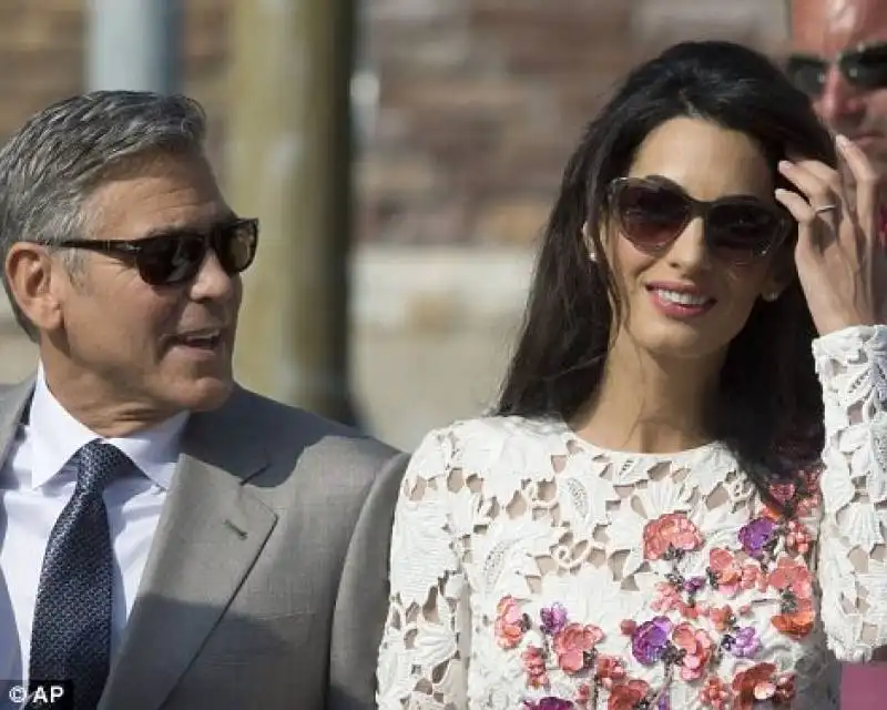 george clooney e amal   il giorno dopo 7