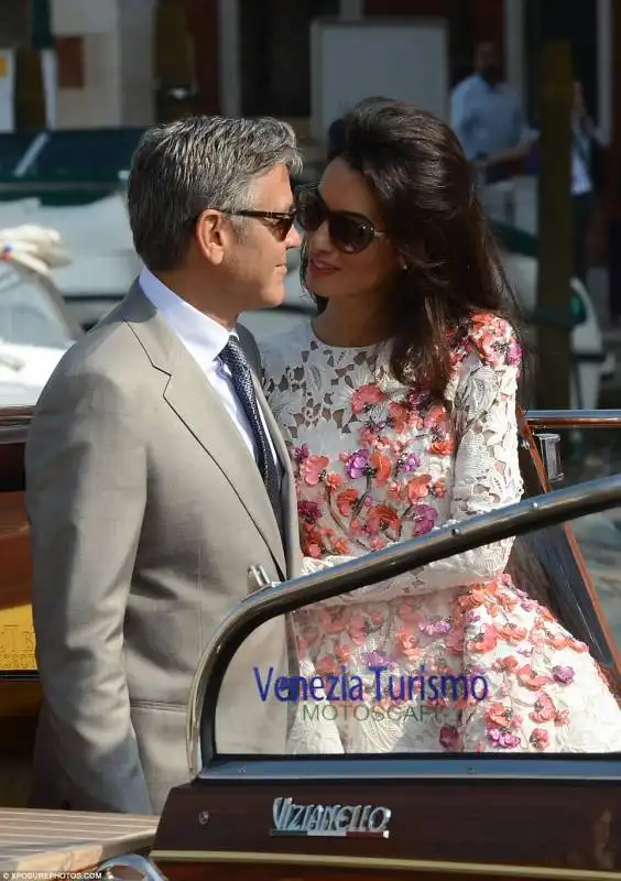 george clooney e amal   il giorno dopo 9