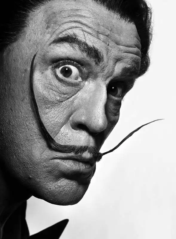 jonh malkovich interpreta philippe halsman : salvador dali foto di sandro miller