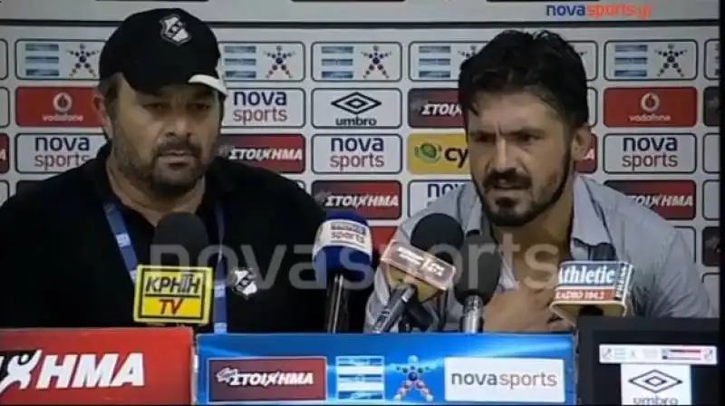 LA CONFERENZA STAMPA DI GATTUSO ALL'OFI CRETA