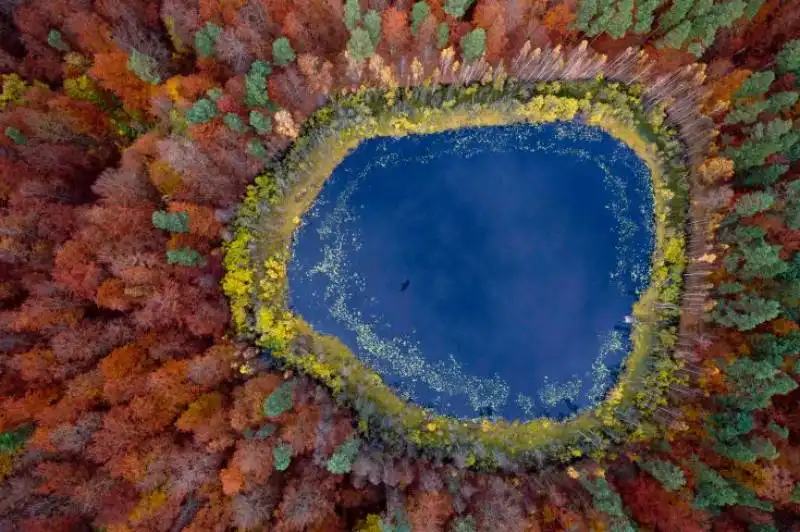 lago a kashubia in polonia