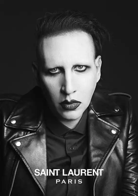 marilyn manson yves saint laurent