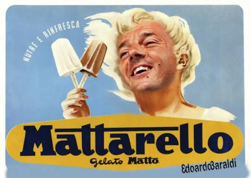 matteo renzi gelato mattarello