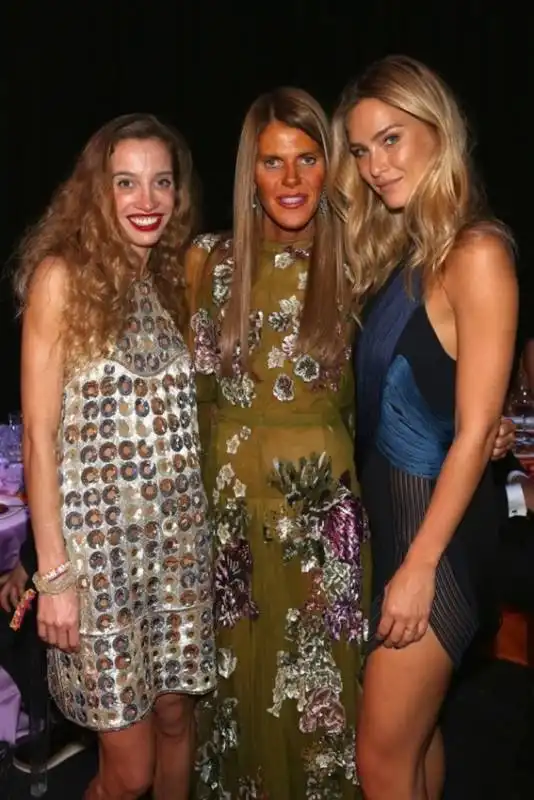 micol sabbadini, anna dello russo and bar refaeli