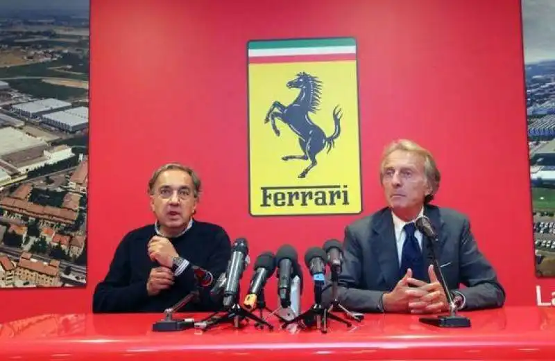 MONTEZEMOLO E MARCHIONNE ALLA FERRARI