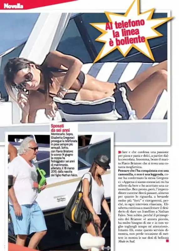 novella 2000   il topless di elisabetta gregoraci 2