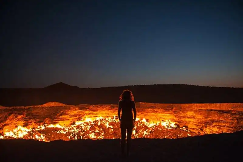 porta dell inferno in turkmenistan